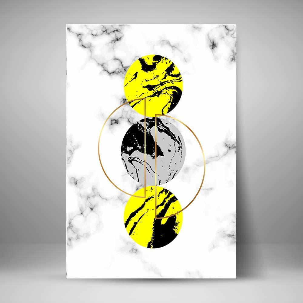Abstracto Amarillo y Negro - Imagen 4