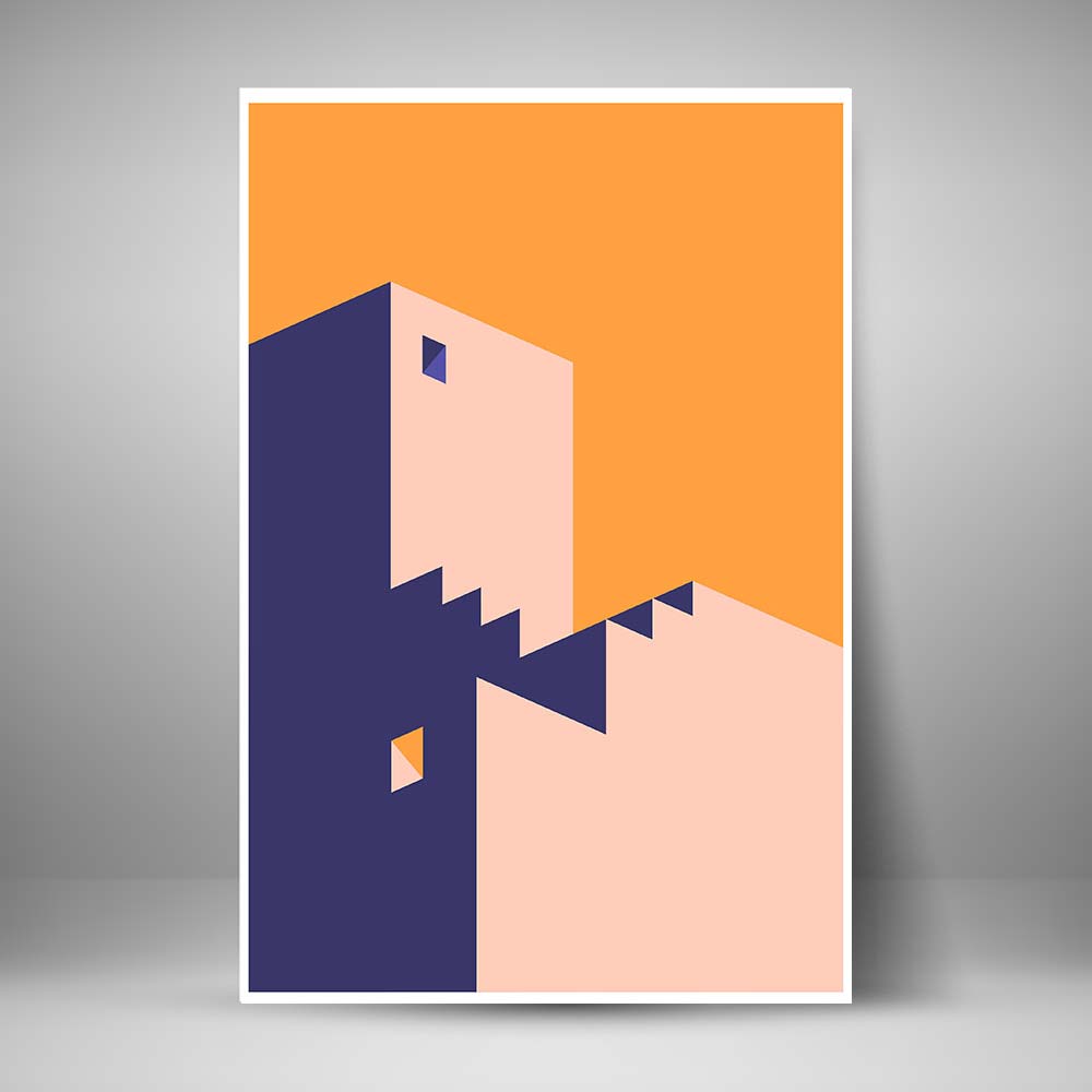 Abstracto Ocaso Urbano