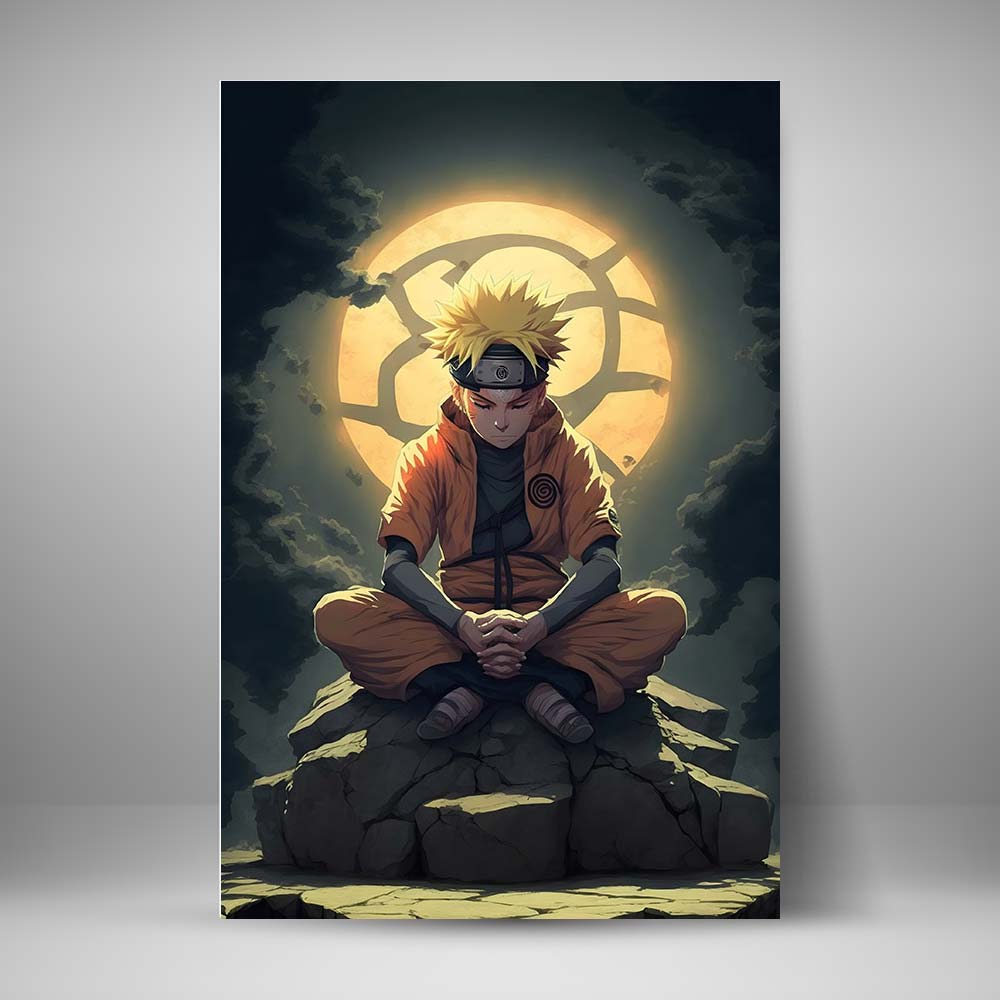 Anime Naruto Meditando