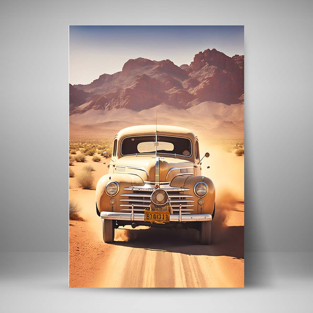 Automovil Packard en el Desierto