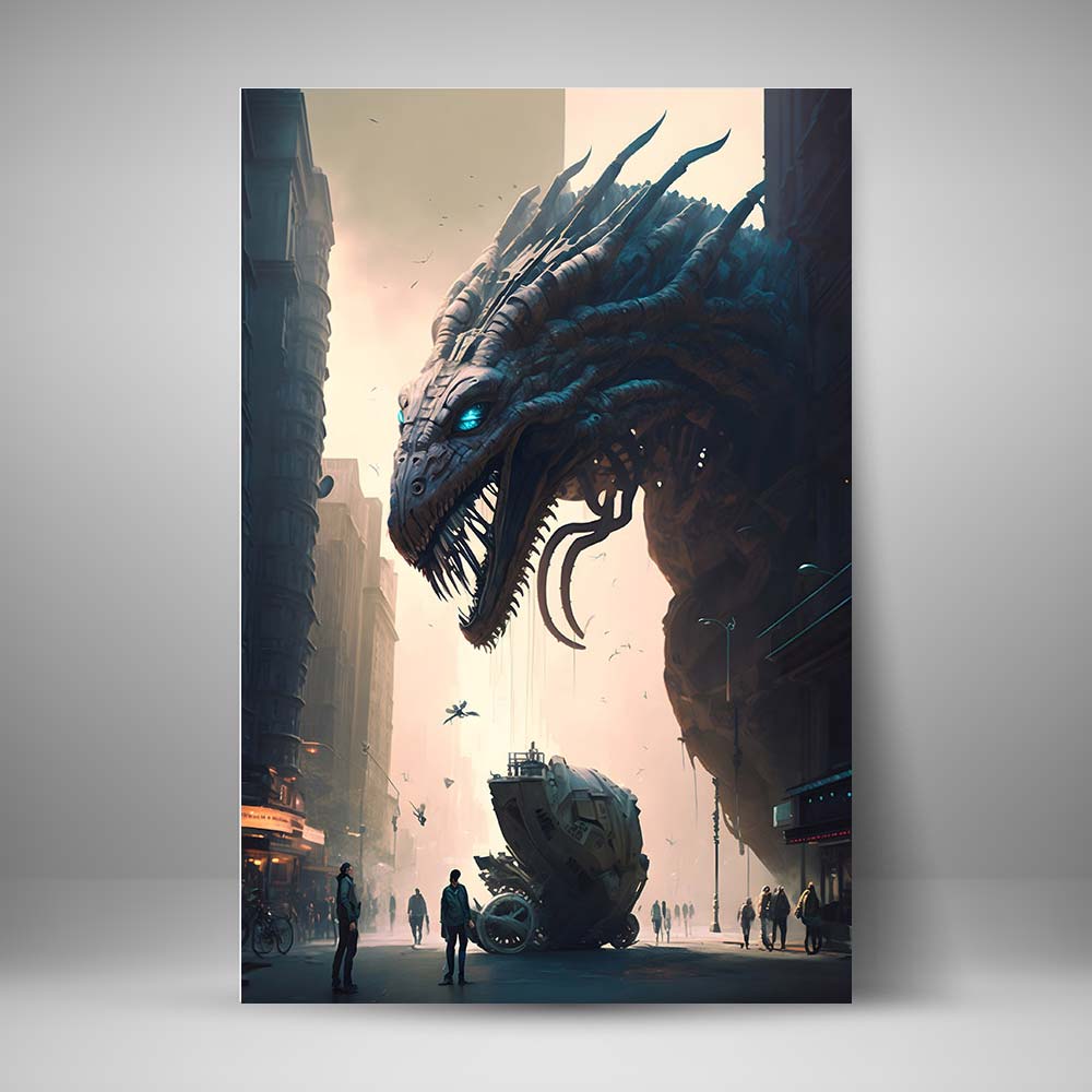 Cyberpunk - Dragon en la ciudad