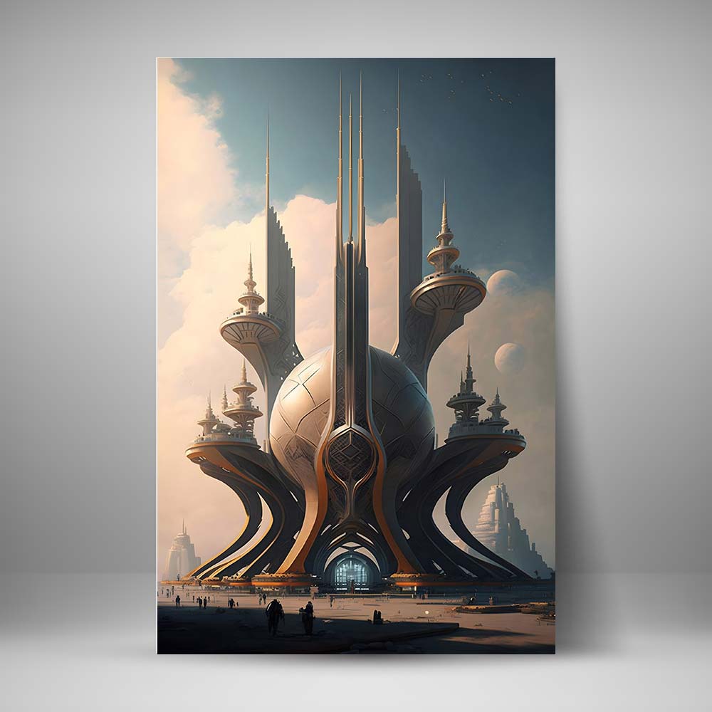 Cyberpunk - Edificio del Congreso Galactico