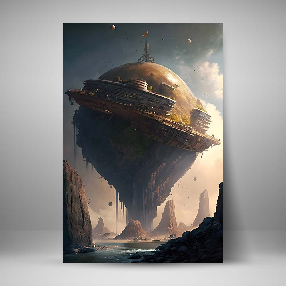 Cyberpunk - Estacion en la roca