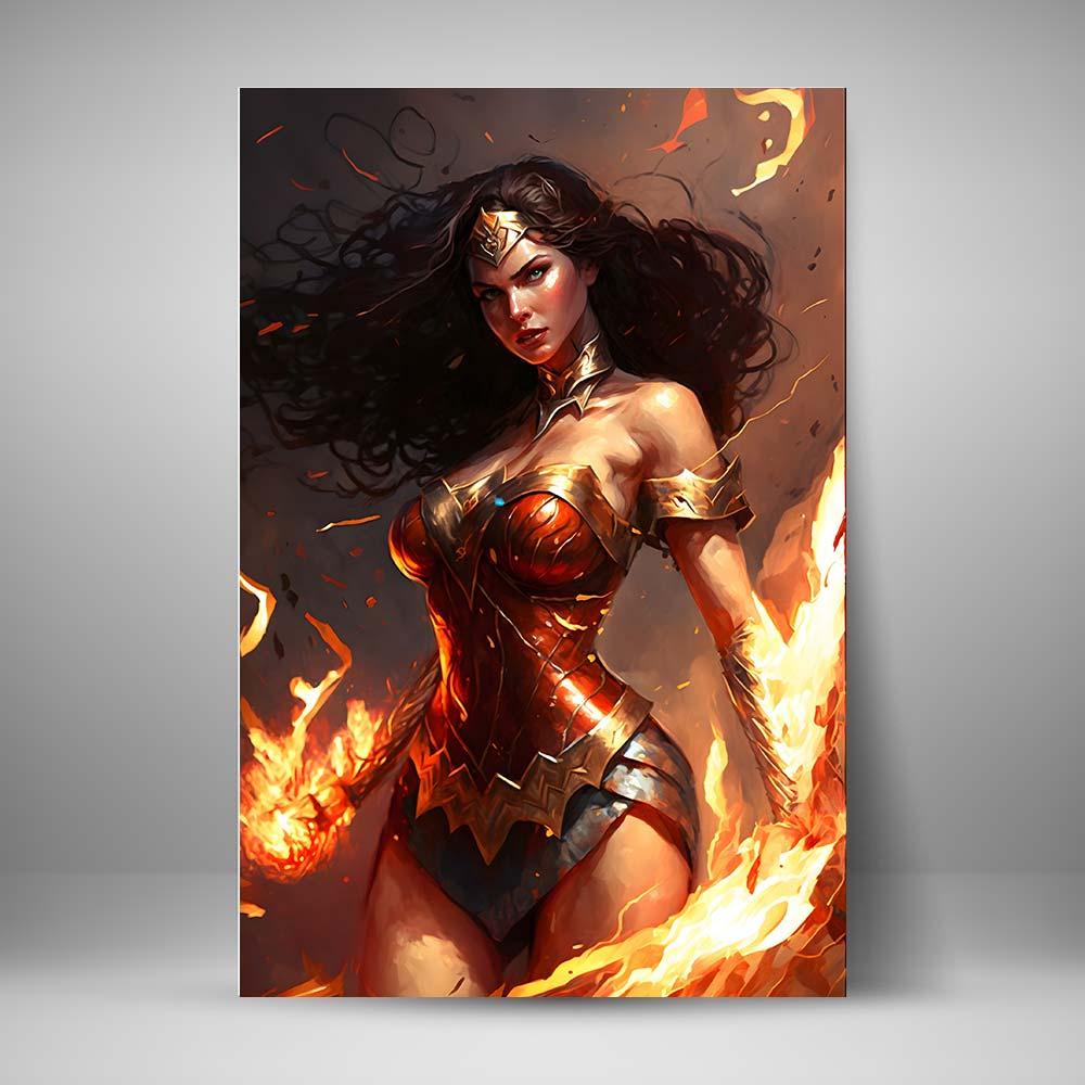 DC - Wonderwoman punos de fuego