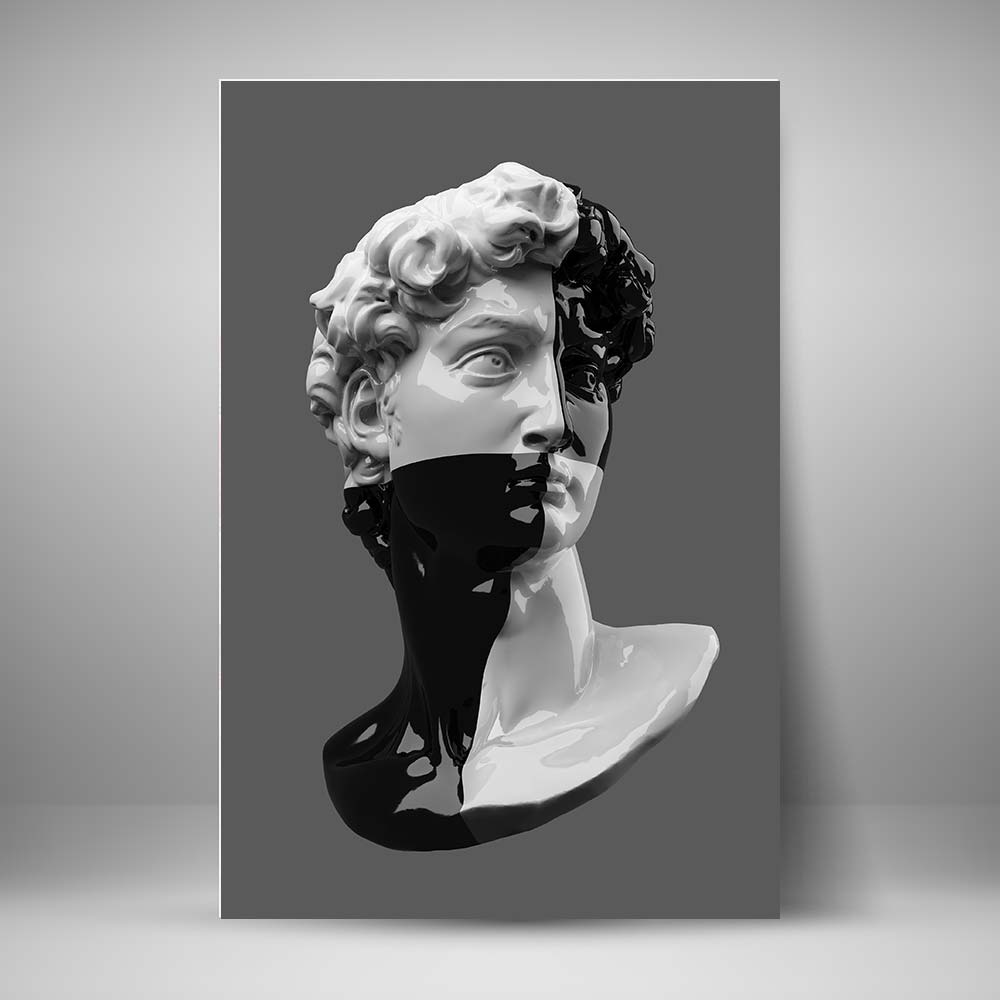 Esculturas Hipster - Blanco y Negro