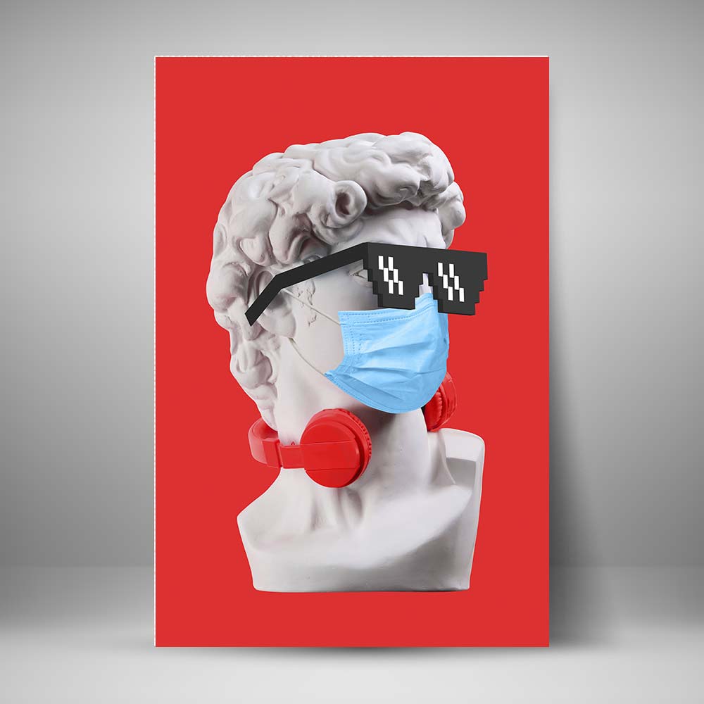 Esculturas Hipster - David Cubrebocas