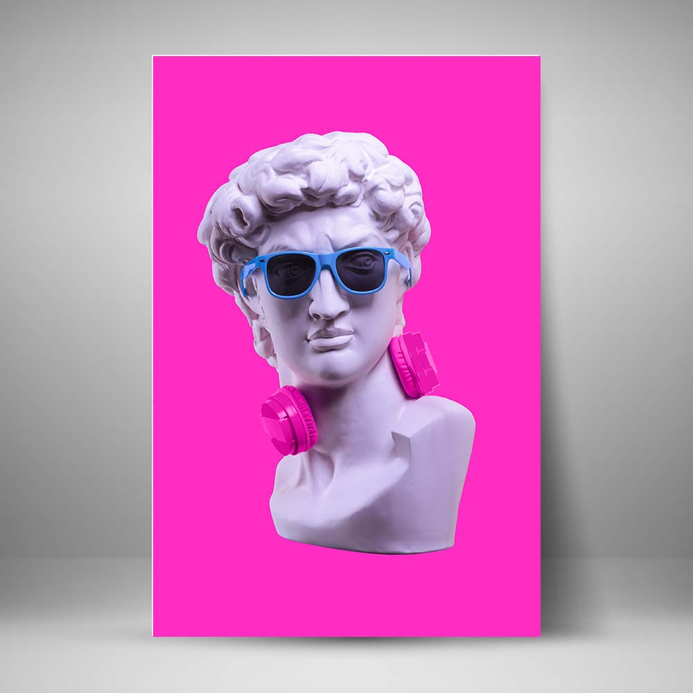 Esculturas Hipster - Lentes Azules