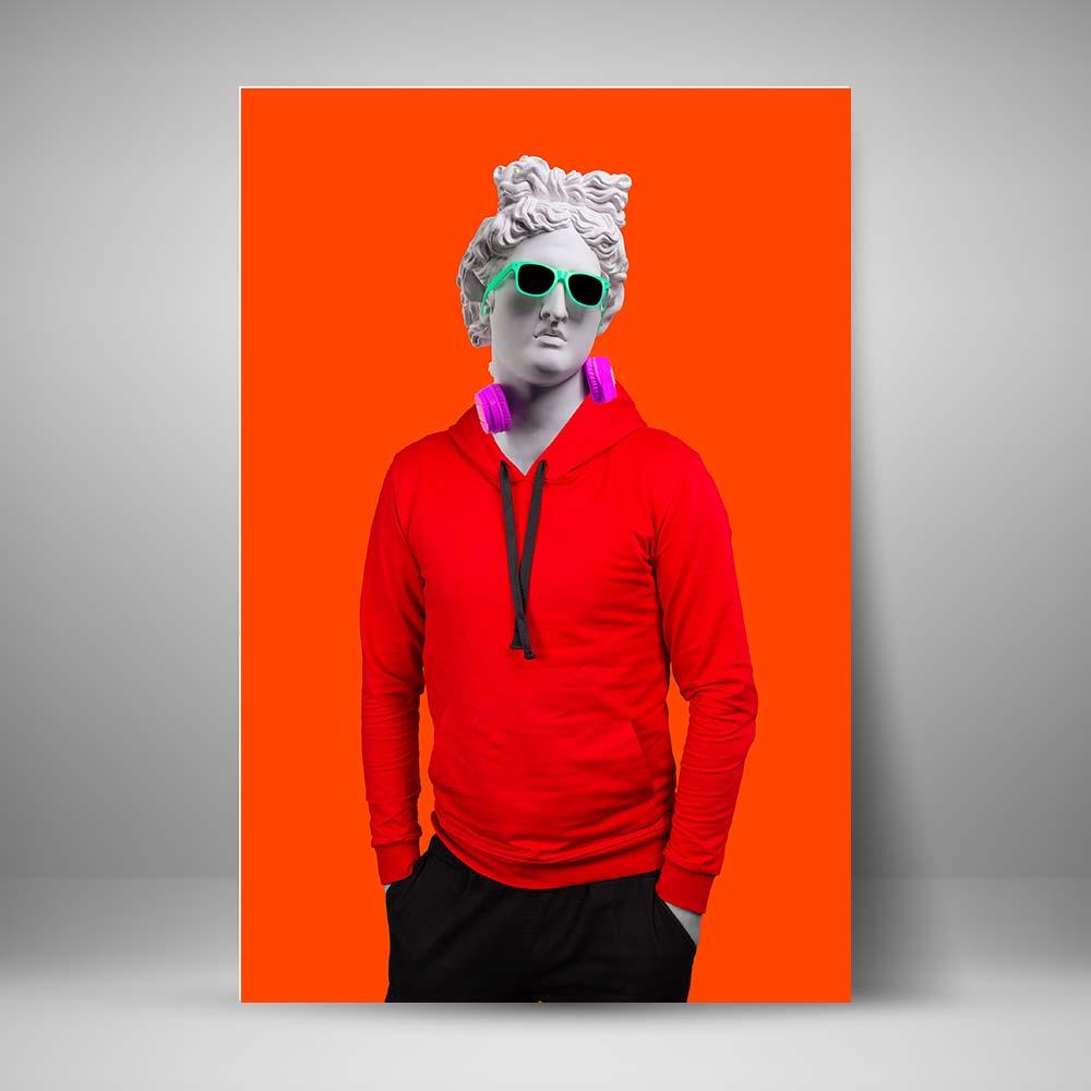 Esculturas Hipster - Remera Roja