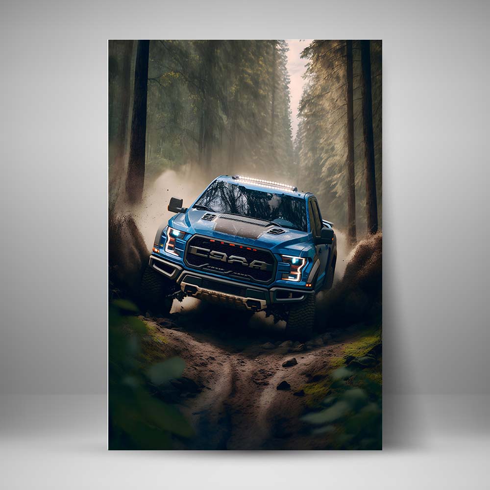 Ford Lobo en bosque 2