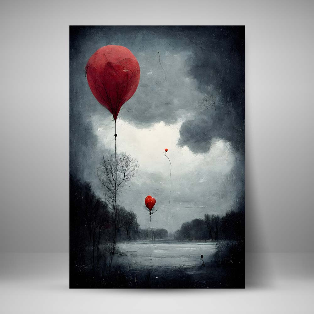 Fotografia Digital - Globos rojos