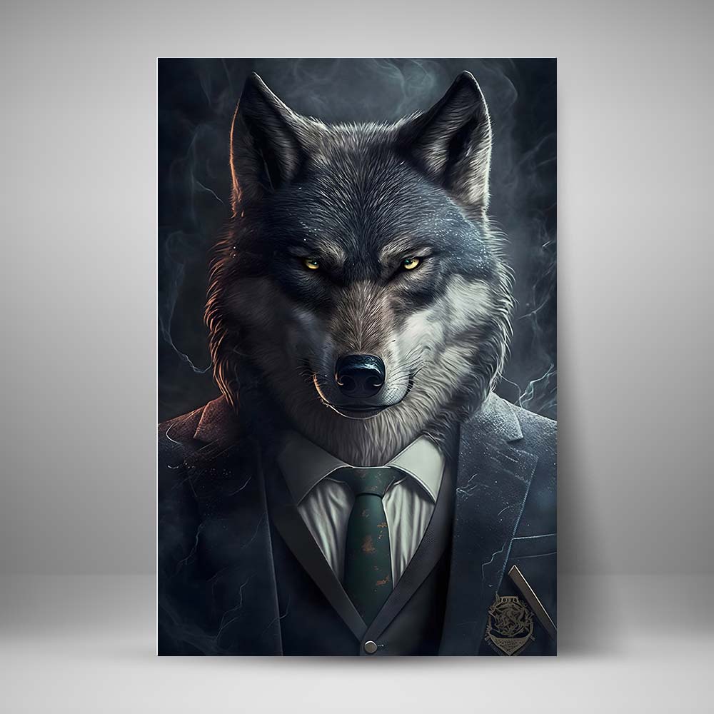 Lobo Ejecutivo Antropomorfo