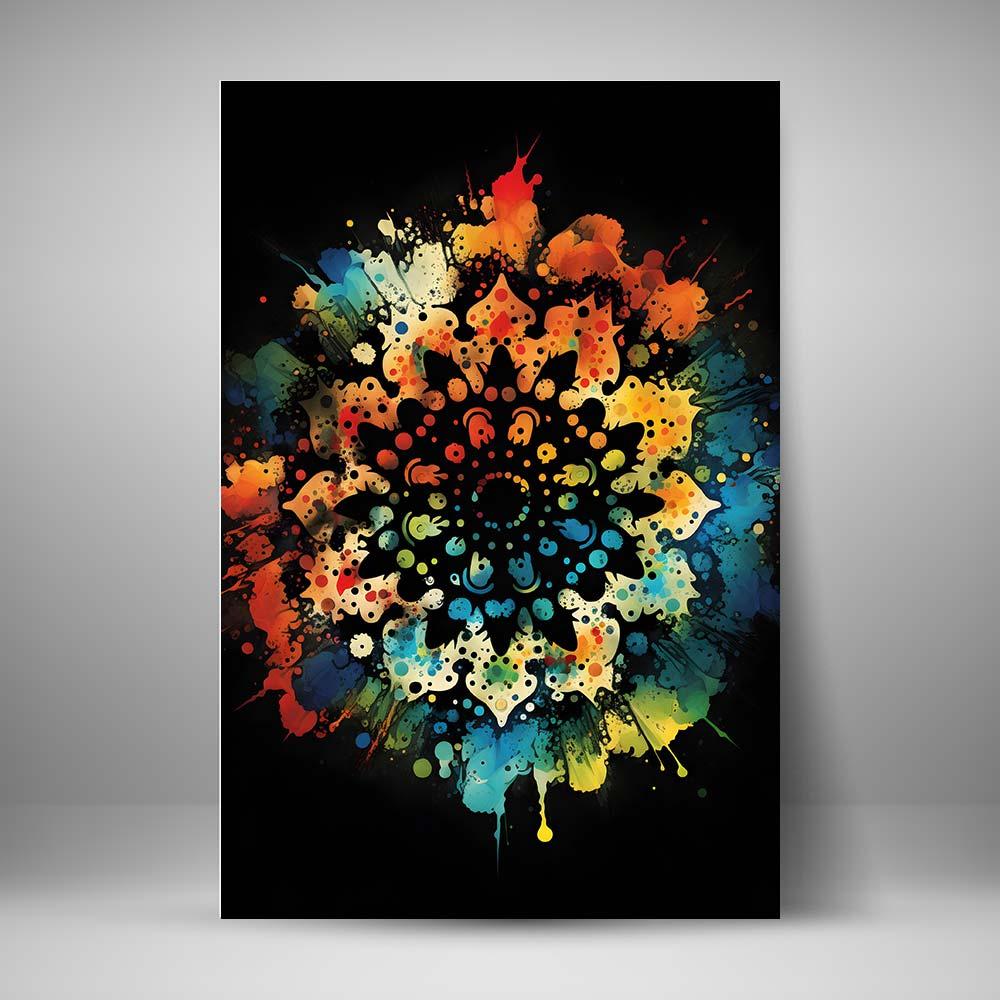 Mandala - Acuarela de colores
