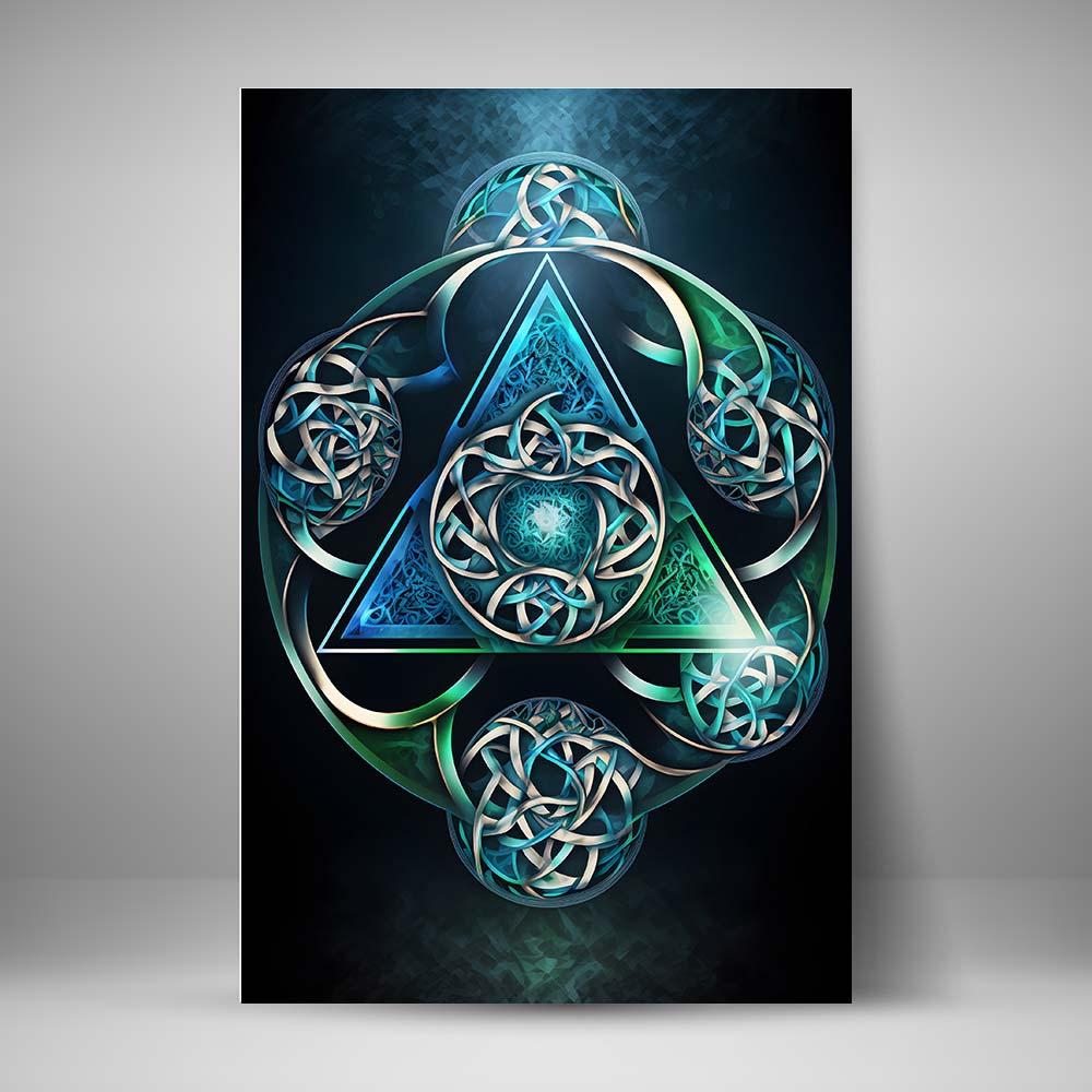 Mandala - Azul y verde