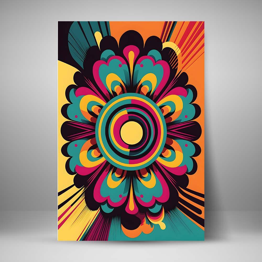 Mandala - Flor en vectores