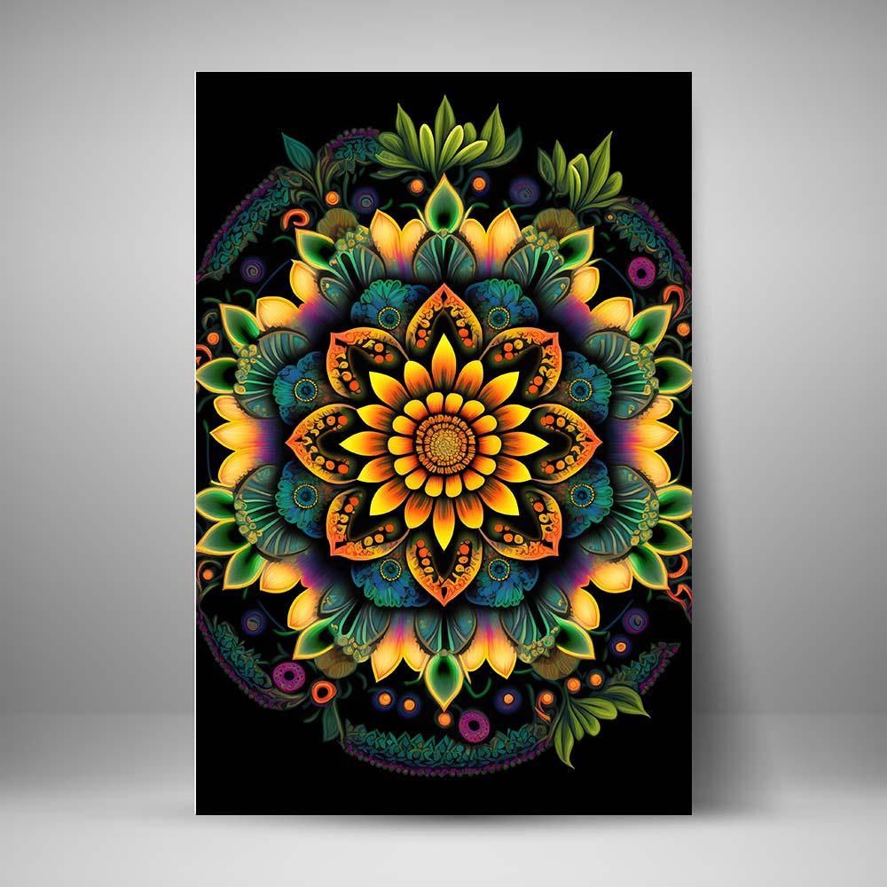 Mandala - Loto amarillo