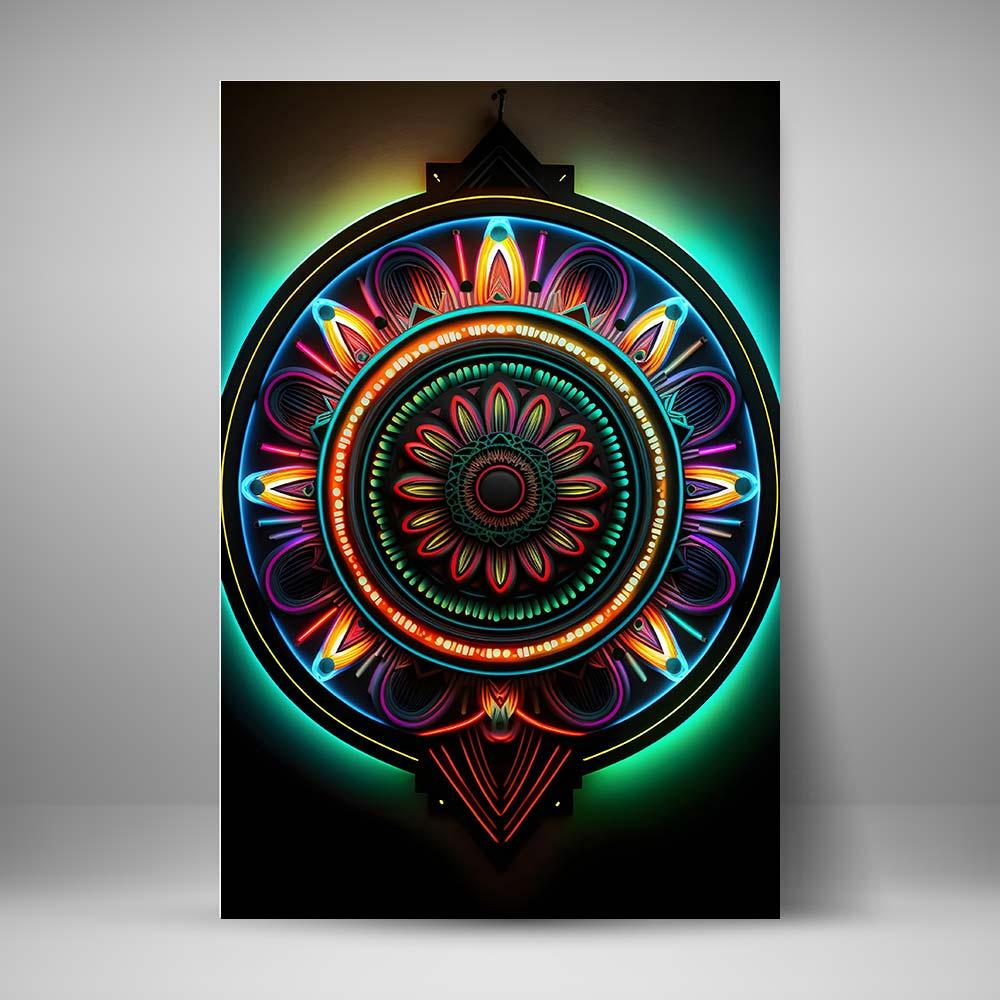 Mandala - Neon