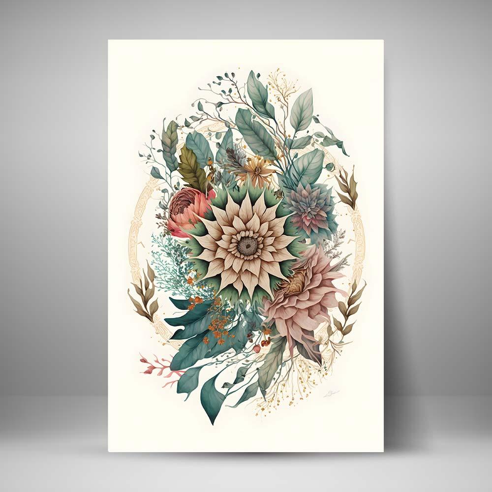 Mandala - Rosas y flores