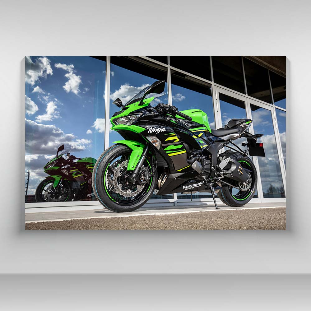 Motocicleta - Kawasaki Verde