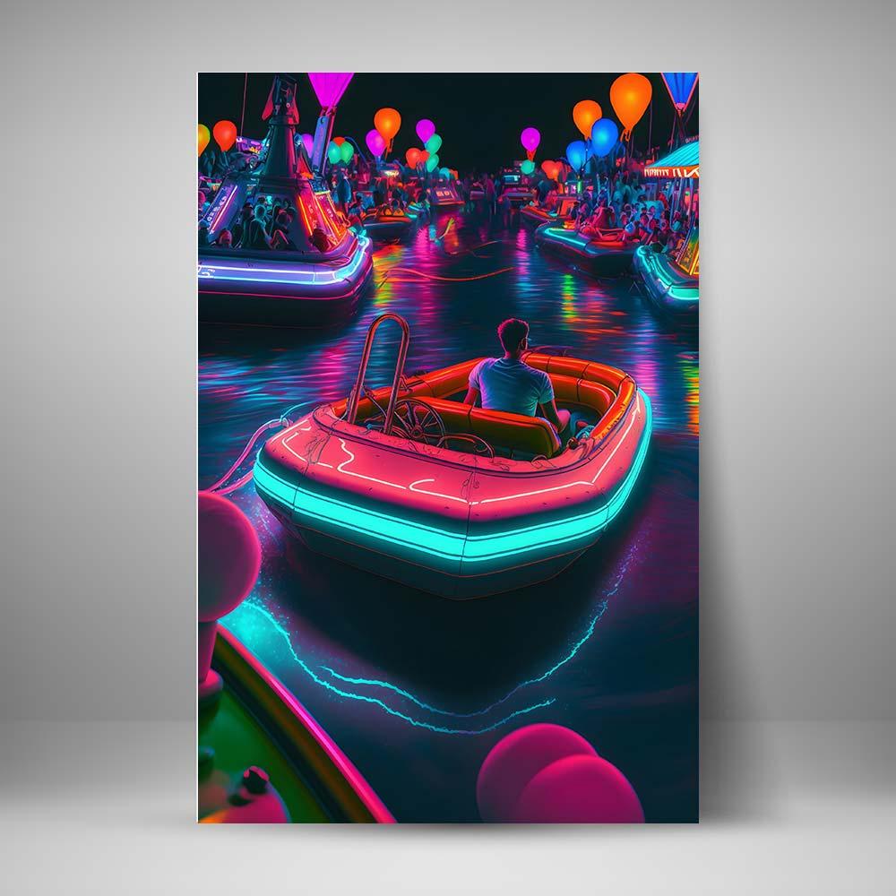 Mundo de fantasia - Bote neon