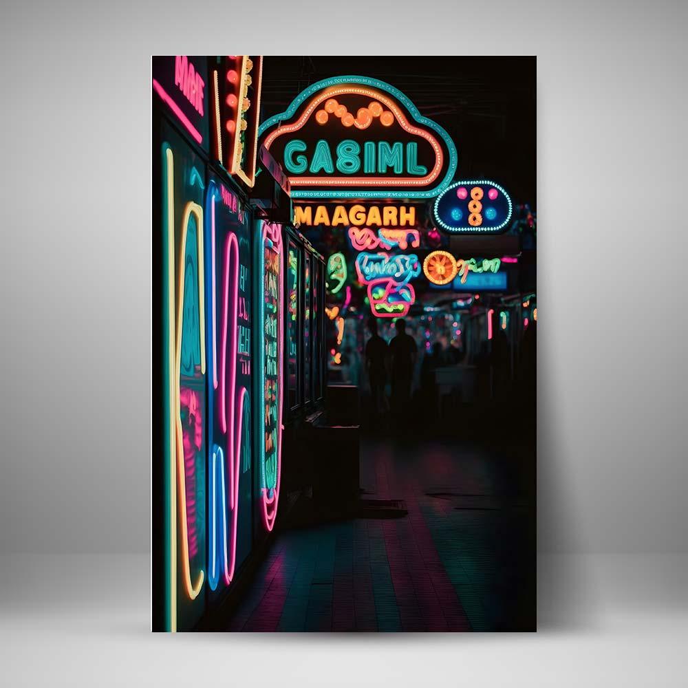 Mundo de fantasia - Calles neon