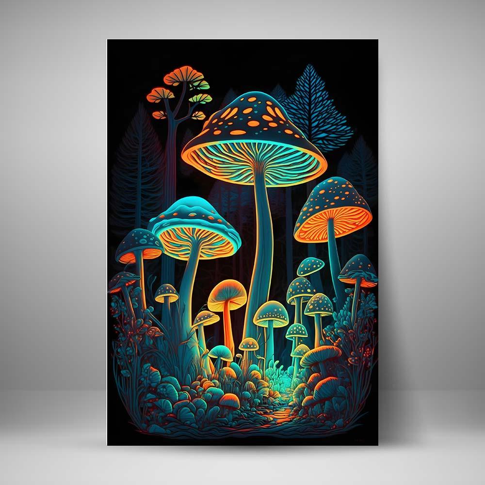 Mundo de fantasia - Hongos neon