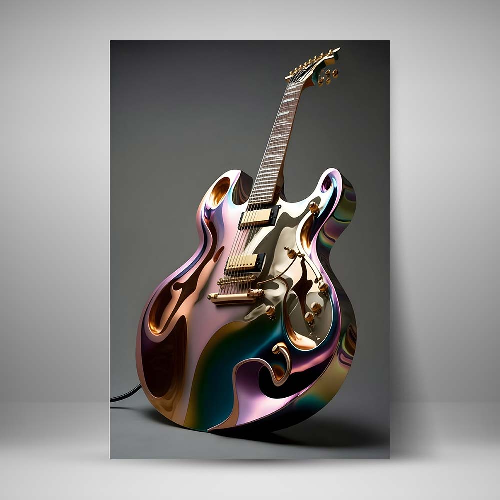 Musica - Guitarra en cromo