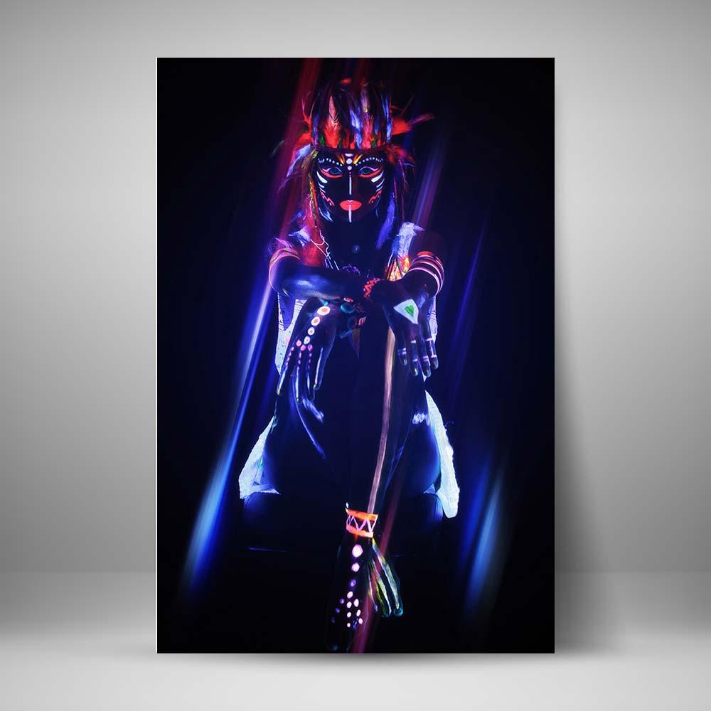 Neon tribal