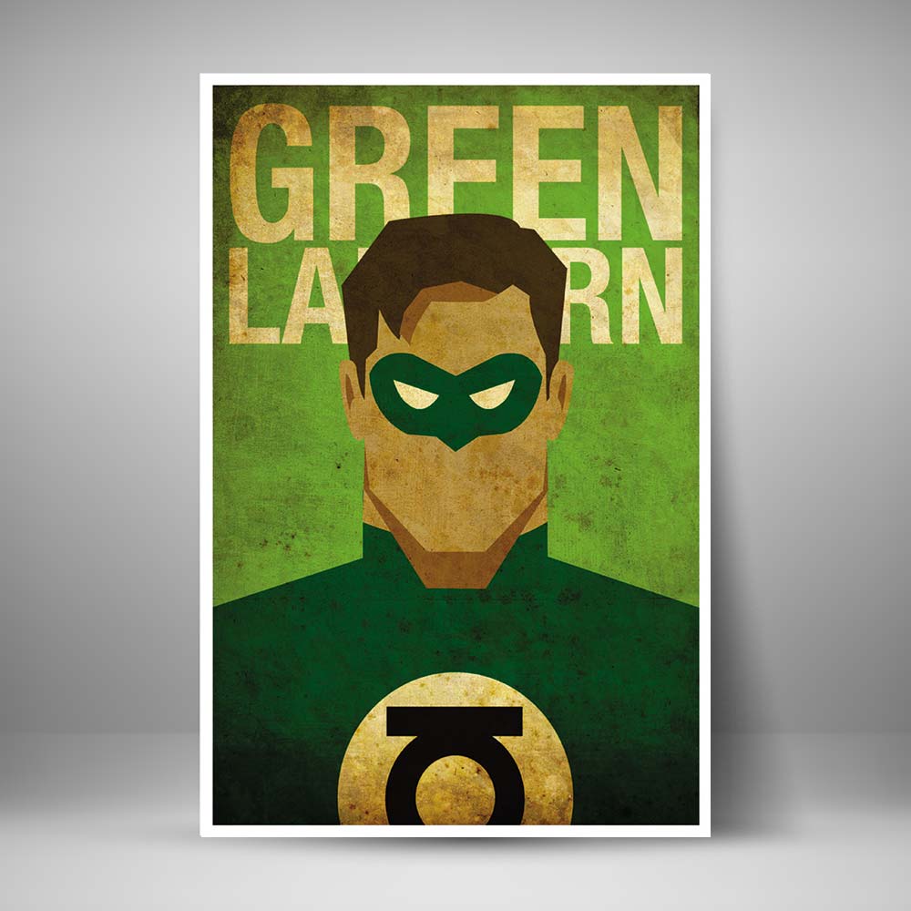 Poster Minimalista Green Lantern