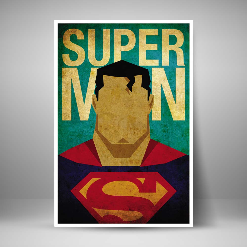 Poster Minimalista Superman 2