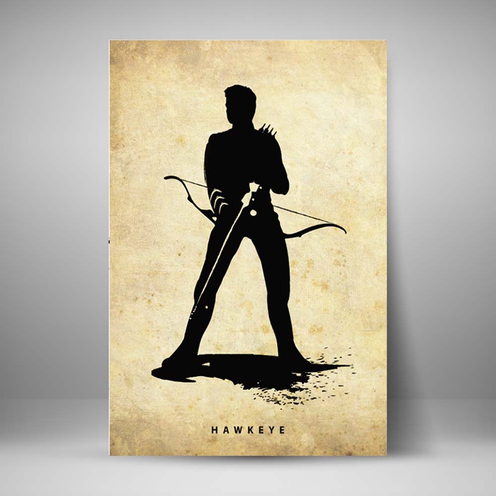 Poster Silueta Hawkeye
