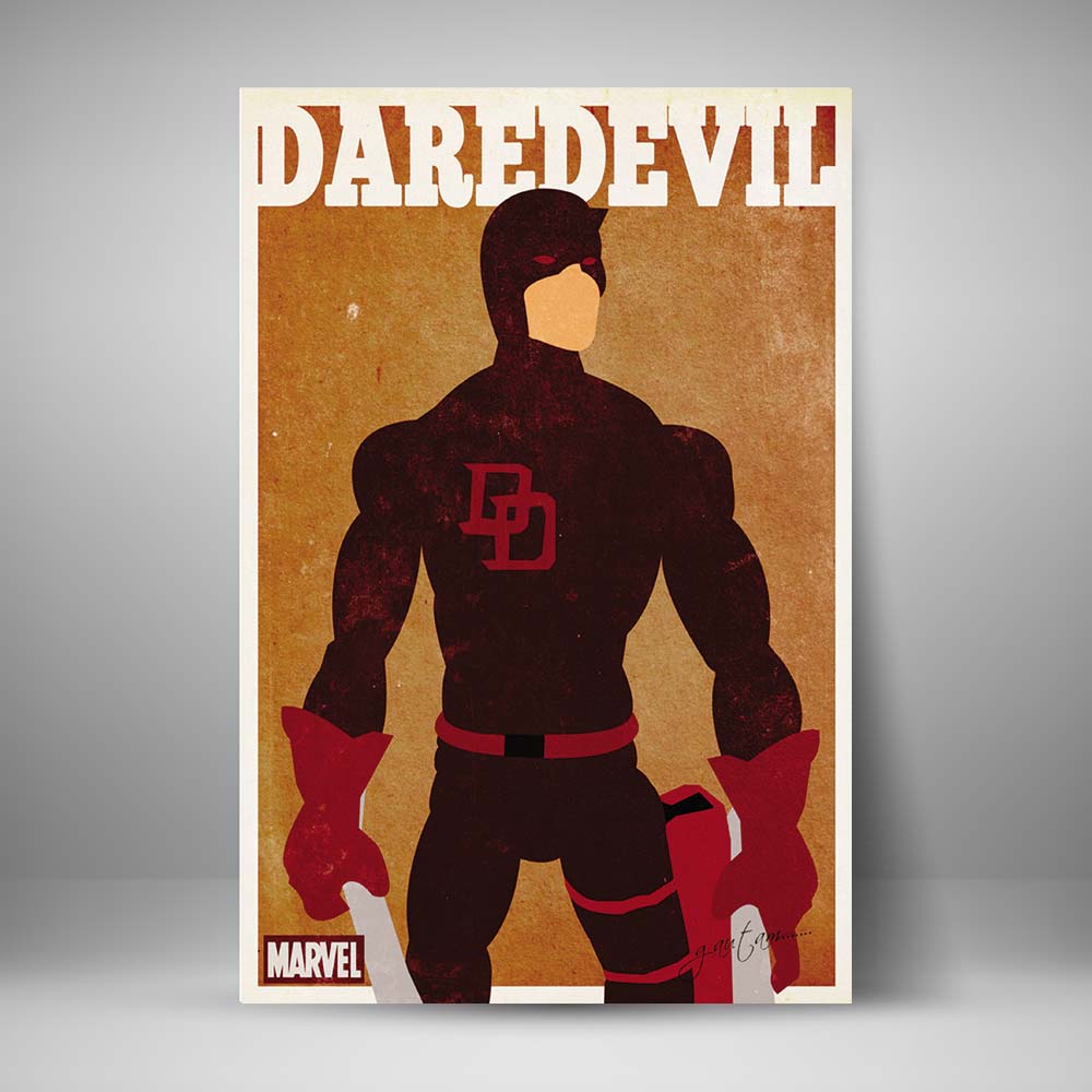 Poster minimalista Daredevil