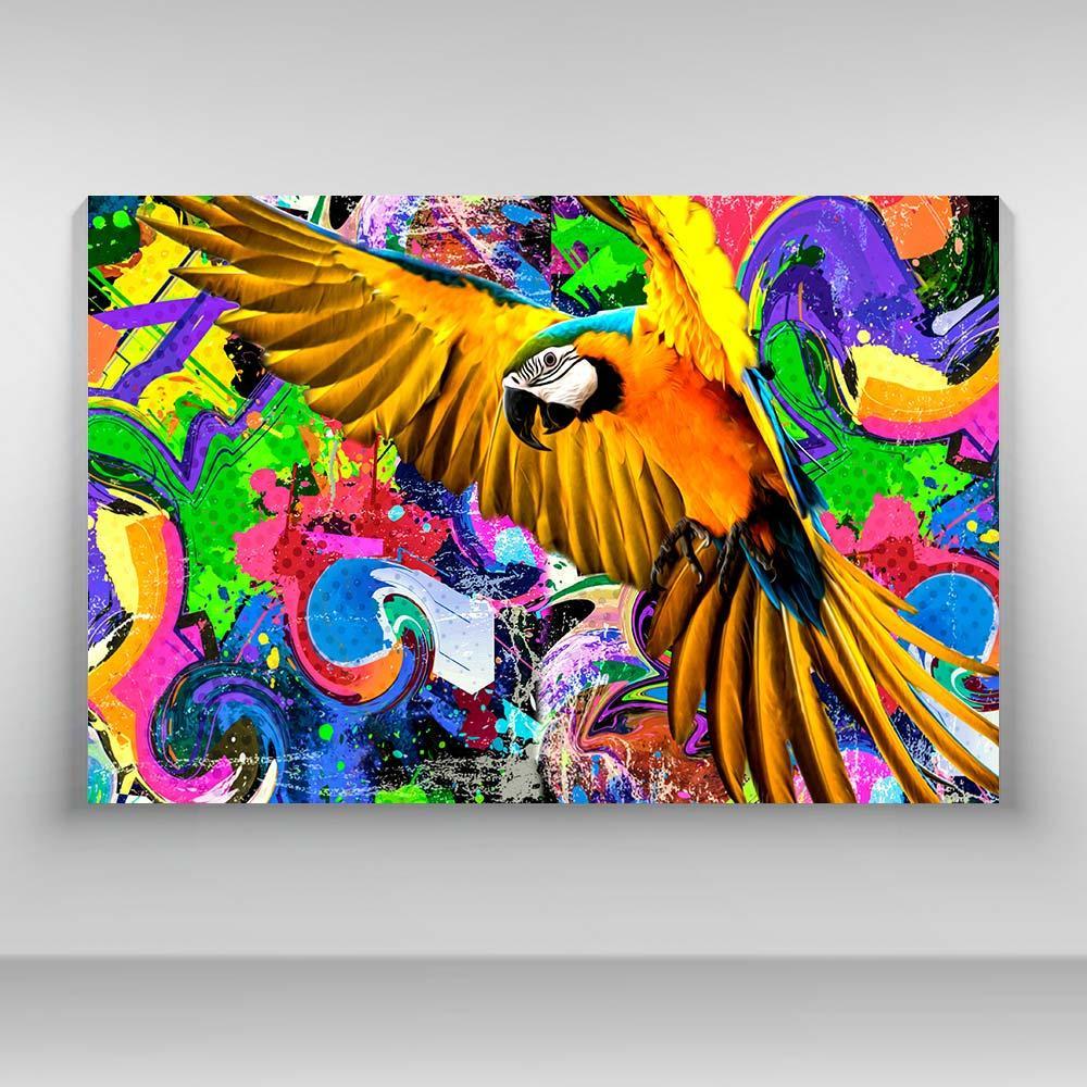 Street Art Guacamayo