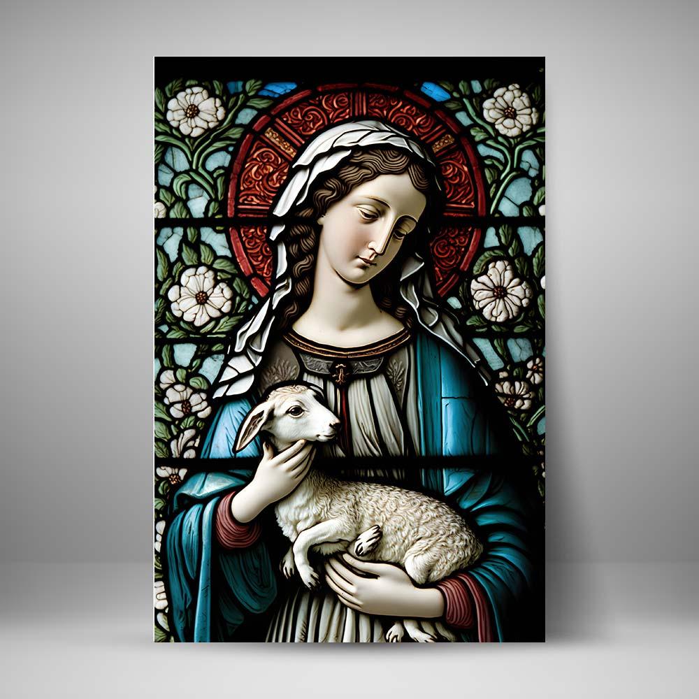 Virgen con cordero